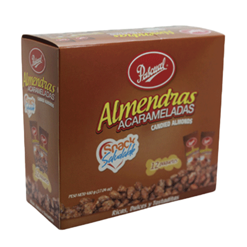 Almendras Acarameladas Pascual - Docena 40g